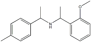 [1-(2-methoxyphenyl)ethyl][1-(4-methylphenyl)ethyl]amine Structure