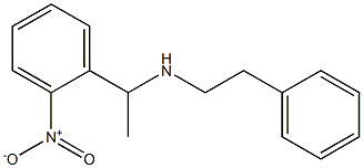 [1-(2-nitrophenyl)ethyl](2-phenylethyl)amine,,结构式