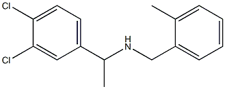 [1-(3,4-dichlorophenyl)ethyl][(2-methylphenyl)methyl]amine,,结构式