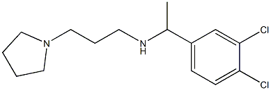 [1-(3,4-dichlorophenyl)ethyl][3-(pyrrolidin-1-yl)propyl]amine Structure