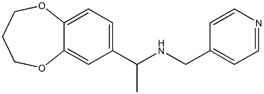 [1-(3,4-dihydro-2H-1,5-benzodioxepin-7-yl)ethyl](pyridin-4-ylmethyl)amine