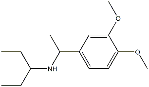 [1-(3,4-dimethoxyphenyl)ethyl](pentan-3-yl)amine|