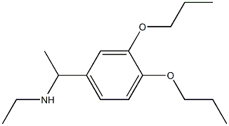 [1-(3,4-dipropoxyphenyl)ethyl](ethyl)amine,,结构式