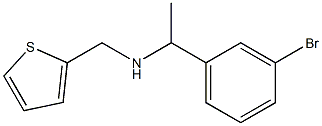 [1-(3-bromophenyl)ethyl](thiophen-2-ylmethyl)amine|