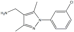 [1-(3-chlorophenyl)-3,5-dimethyl-1H-pyrazol-4-yl]methylamine