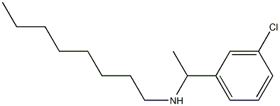 [1-(3-chlorophenyl)ethyl](octyl)amine,,结构式