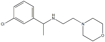 [1-(3-chlorophenyl)ethyl][2-(morpholin-4-yl)ethyl]amine|