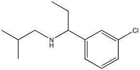 [1-(3-chlorophenyl)propyl](2-methylpropyl)amine