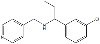 [1-(3-chlorophenyl)propyl](pyridin-4-ylmethyl)amine