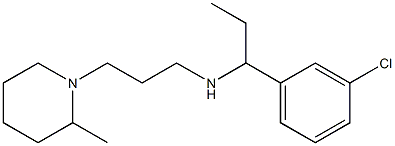 [1-(3-chlorophenyl)propyl][3-(2-methylpiperidin-1-yl)propyl]amine