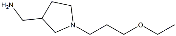 [1-(3-ethoxypropyl)pyrrolidin-3-yl]methylamine,,结构式