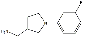 [1-(3-fluoro-4-methylphenyl)pyrrolidin-3-yl]methylamine