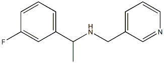 [1-(3-fluorophenyl)ethyl](pyridin-3-ylmethyl)amine Structure