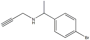 [1-(4-bromophenyl)ethyl](prop-2-yn-1-yl)amine,,结构式