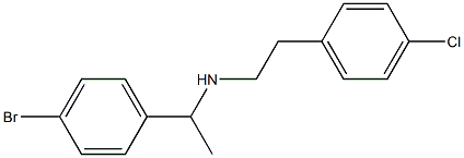 [1-(4-bromophenyl)ethyl][2-(4-chlorophenyl)ethyl]amine