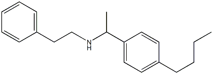 [1-(4-butylphenyl)ethyl](2-phenylethyl)amine,,结构式