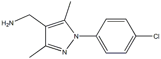 [1-(4-chlorophenyl)-3,5-dimethyl-1H-pyrazol-4-yl]methylamine|