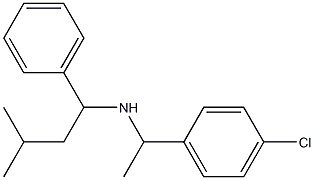 [1-(4-chlorophenyl)ethyl](3-methyl-1-phenylbutyl)amine