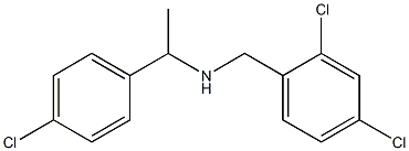 [1-(4-chlorophenyl)ethyl][(2,4-dichlorophenyl)methyl]amine|