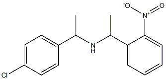 [1-(4-chlorophenyl)ethyl][1-(2-nitrophenyl)ethyl]amine,,结构式