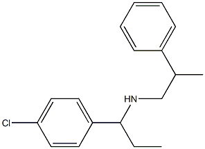 [1-(4-chlorophenyl)propyl](2-phenylpropyl)amine