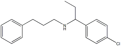 [1-(4-chlorophenyl)propyl](3-phenylpropyl)amine