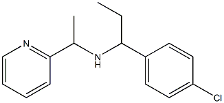  [1-(4-chlorophenyl)propyl][1-(pyridin-2-yl)ethyl]amine