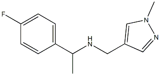 [1-(4-fluorophenyl)ethyl][(1-methyl-1H-pyrazol-4-yl)methyl]amine Structure