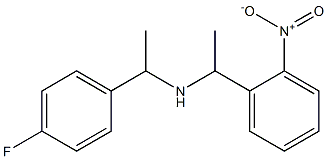[1-(4-fluorophenyl)ethyl][1-(2-nitrophenyl)ethyl]amine
