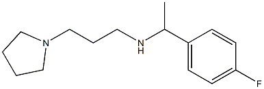 [1-(4-fluorophenyl)ethyl][3-(pyrrolidin-1-yl)propyl]amine