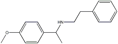 [1-(4-methoxyphenyl)ethyl](2-phenylethyl)amine,,结构式