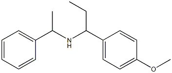 [1-(4-methoxyphenyl)propyl](1-phenylethyl)amine,,结构式