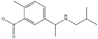 [1-(4-methyl-3-nitrophenyl)ethyl](2-methylpropyl)amine,,结构式