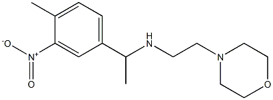 [1-(4-methyl-3-nitrophenyl)ethyl][2-(morpholin-4-yl)ethyl]amine|