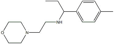 [1-(4-methylphenyl)propyl][2-(morpholin-4-yl)ethyl]amine Structure