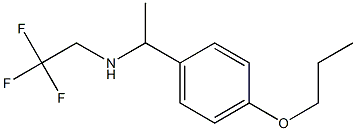 [1-(4-propoxyphenyl)ethyl](2,2,2-trifluoroethyl)amine 结构式