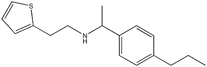 [1-(4-propylphenyl)ethyl][2-(thiophen-2-yl)ethyl]amine|