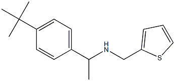 [1-(4-tert-butylphenyl)ethyl](thiophen-2-ylmethyl)amine Structure