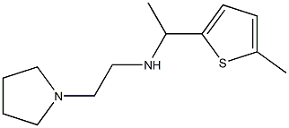 [1-(5-methylthiophen-2-yl)ethyl][2-(pyrrolidin-1-yl)ethyl]amine Struktur