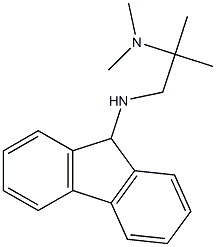 [1-(9H-fluoren-9-ylamino)-2-methylpropan-2-yl]dimethylamine,,结构式