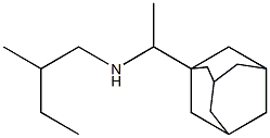 [1-(adamantan-1-yl)ethyl](2-methylbutyl)amine Struktur