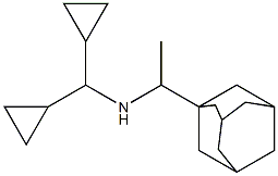 [1-(adamantan-1-yl)ethyl](dicyclopropylmethyl)amine 结构式