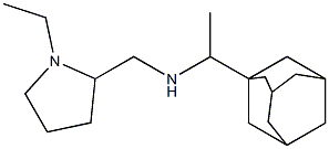 [1-(adamantan-1-yl)ethyl][(1-ethylpyrrolidin-2-yl)methyl]amine Structure