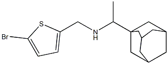 [1-(adamantan-1-yl)ethyl][(5-bromothiophen-2-yl)methyl]amine Structure