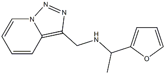 [1-(furan-2-yl)ethyl]({[1,2,4]triazolo[3,4-a]pyridin-3-ylmethyl})amine Structure