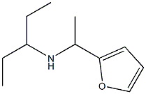 [1-(furan-2-yl)ethyl](pentan-3-yl)amine,,结构式