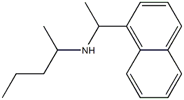 [1-(naphthalen-1-yl)ethyl](pentan-2-yl)amine 结构式