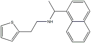 [1-(naphthalen-1-yl)ethyl][2-(thiophen-2-yl)ethyl]amine Struktur