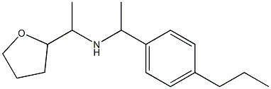 [1-(oxolan-2-yl)ethyl][1-(4-propylphenyl)ethyl]amine