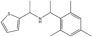 [1-(thiophen-2-yl)ethyl][1-(2,4,6-trimethylphenyl)ethyl]amine,,结构式